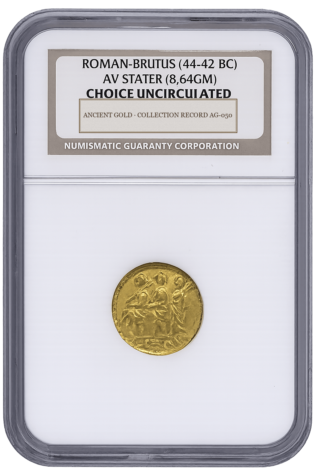 Brutus and the Koson Gold Stater, obverse