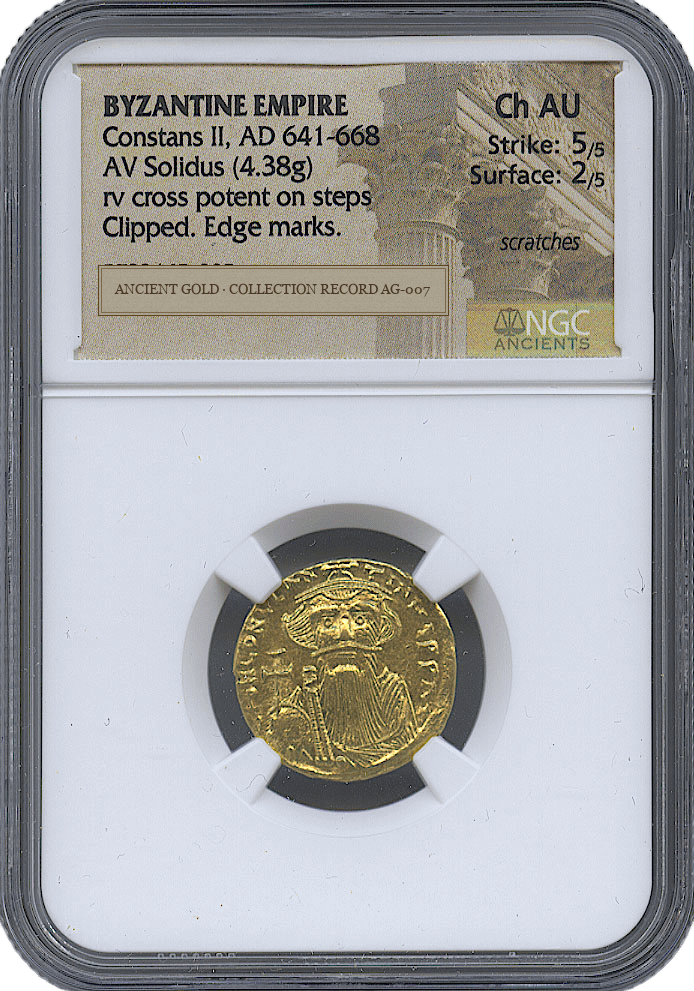 Constans II Gold Solidus