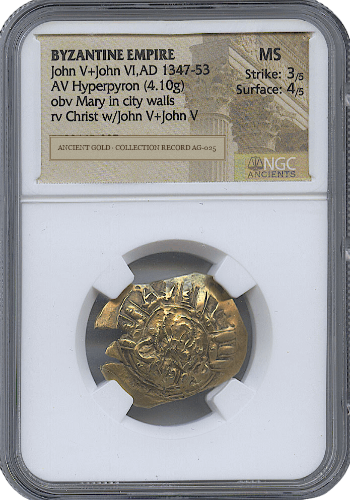 John V and John VI Gold Hyperpyron