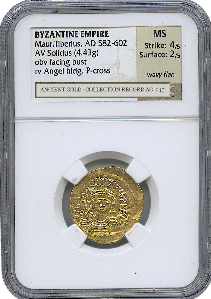 Maurice Tiberius Gold Solidus