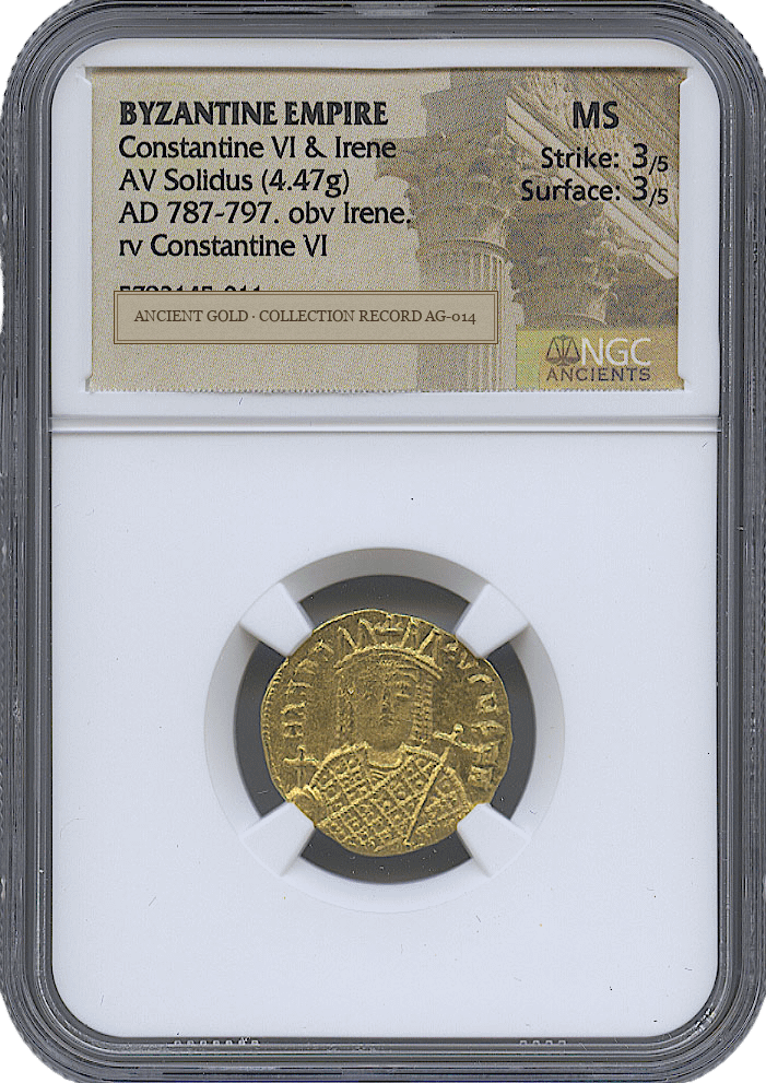 Mothers, Sons and Co-rule in Byzantine Gold — obverse