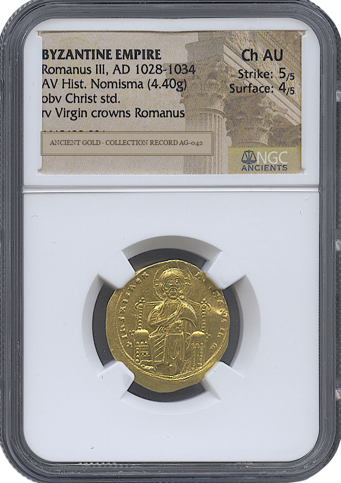 Romanus III Gold Histamenon Nomisma