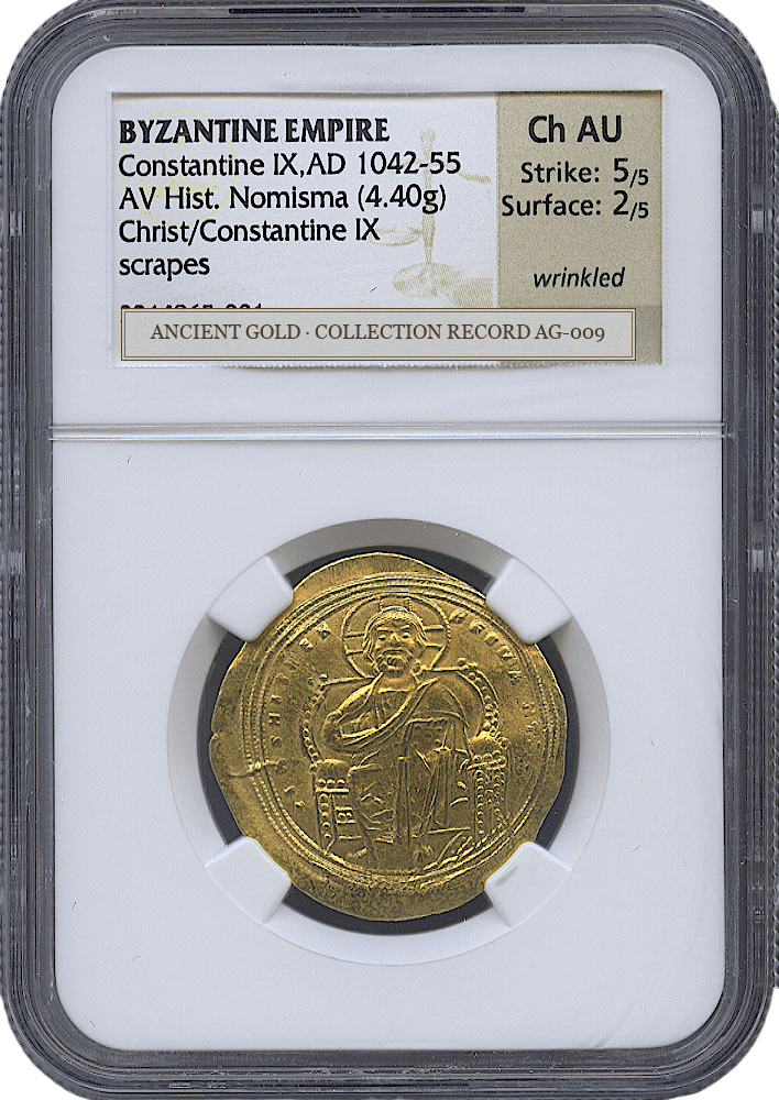 Constantine IX Gold Histamenon Nomisma