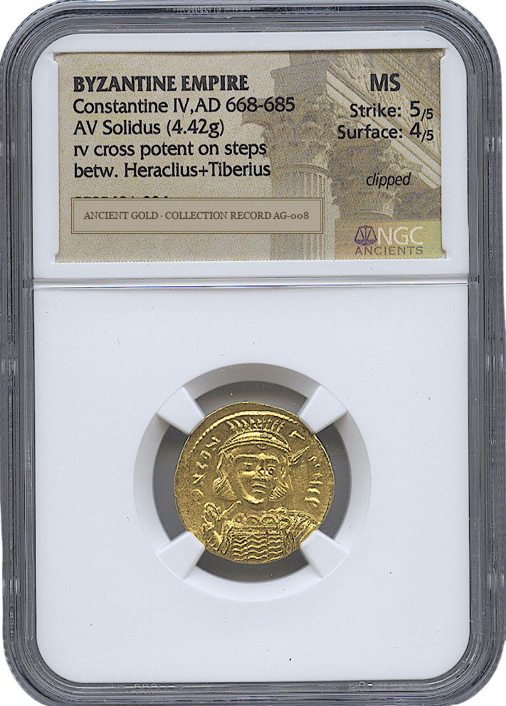 Constantine IV Gold Solidus