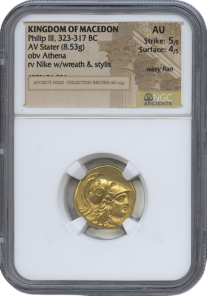 NGC certified Philip III gold stater