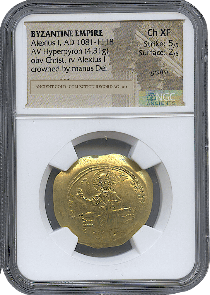 The Hyperpyron: Alexius I and a Reformed Gold Currency — obverse