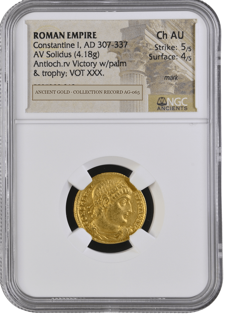 Constantine’s Solidus: An Imperial First — obverse